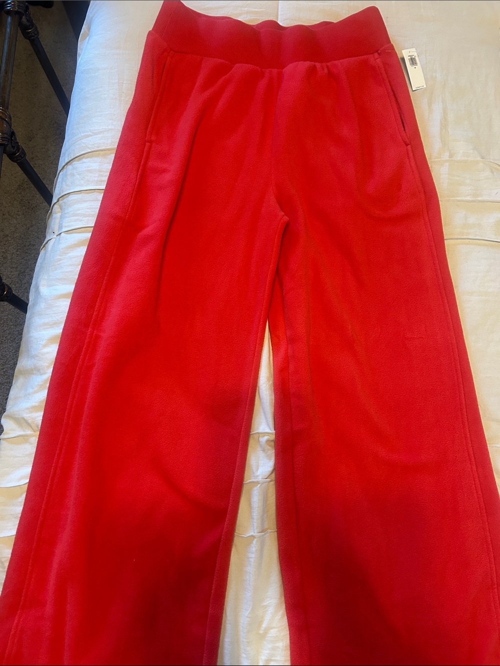 Women’s Old Navy Soft Red Fleece Pants -
